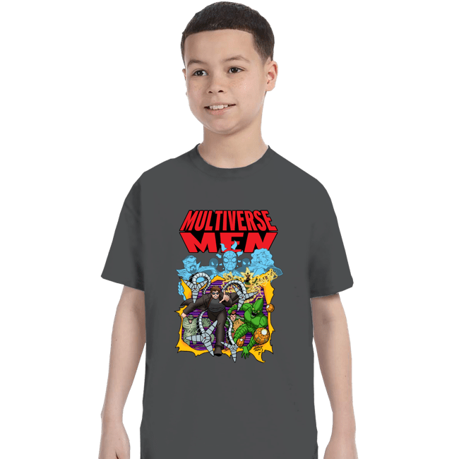Daily_Deal_Shirts T-Shirts, Youth / XS / Charcoal Multiverse Men