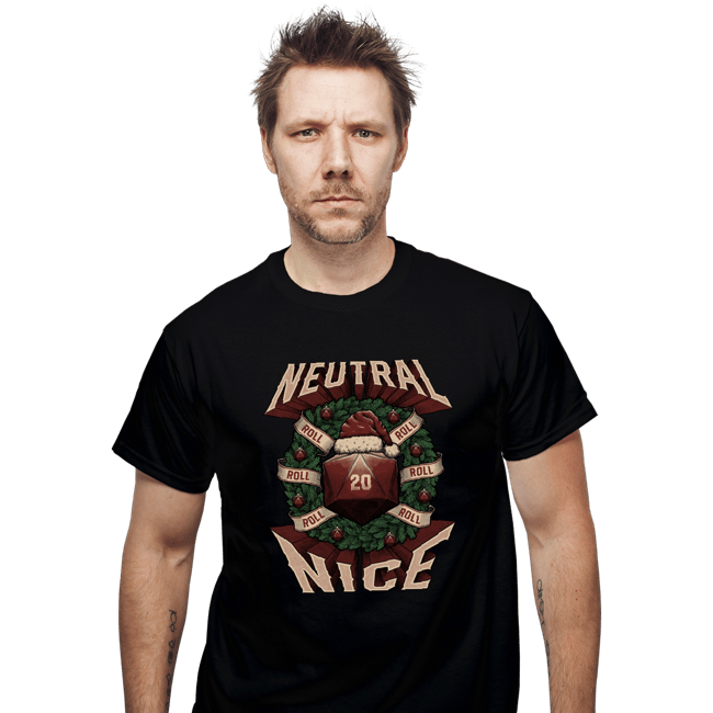 Shirts T-Shirts, Unisex / Small / Black Neutral Nice Christmas