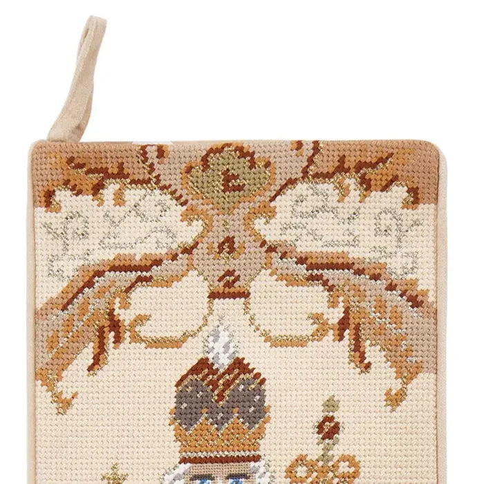 Nutcracker Embroidered Stocking