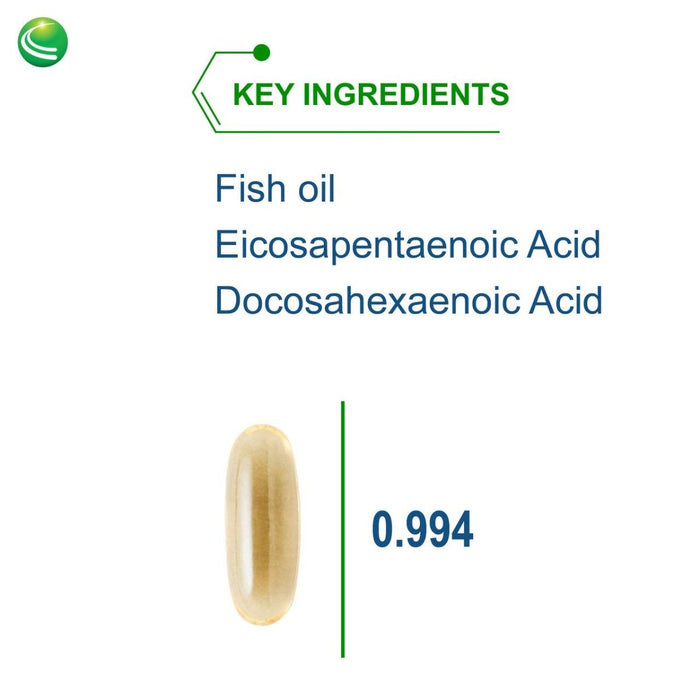 Nutra BioGenesis - EPA/DHA - Omega - 3 to Help Support Brain & Heart Health - 90 Capsules - The Oasis of Health