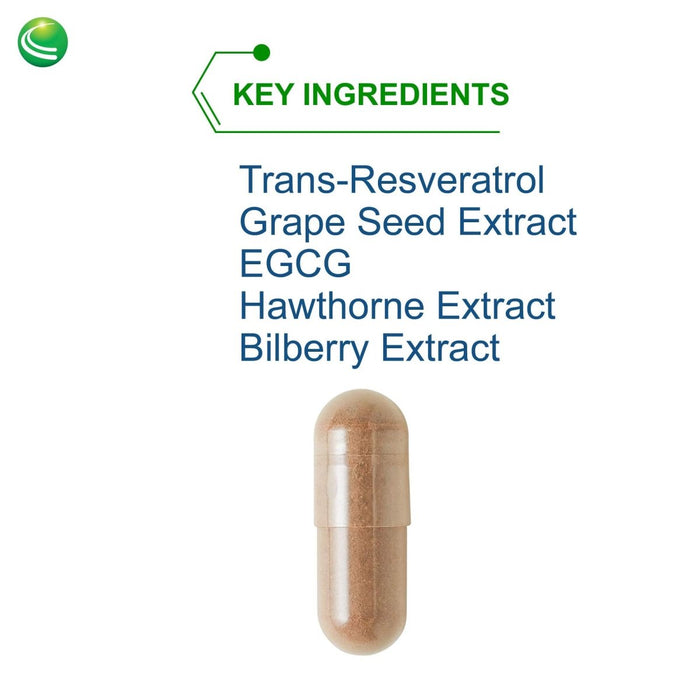 Nutra BioGenesis - Resveratrol Plus Flavonoids - 90 Capsules - The Oasis of Health