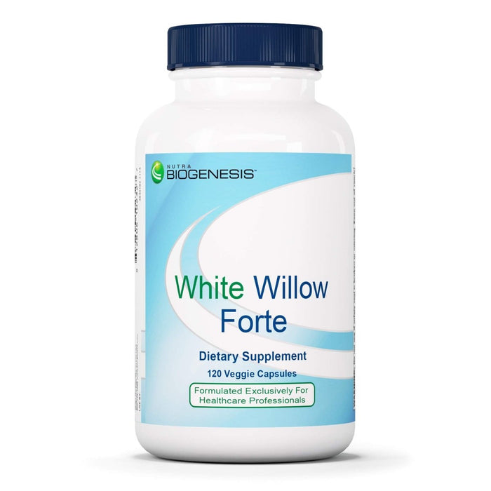 Nutra BioGenesis - White Willow Forte - 120 Capsules 01232 - The Oasis of Health