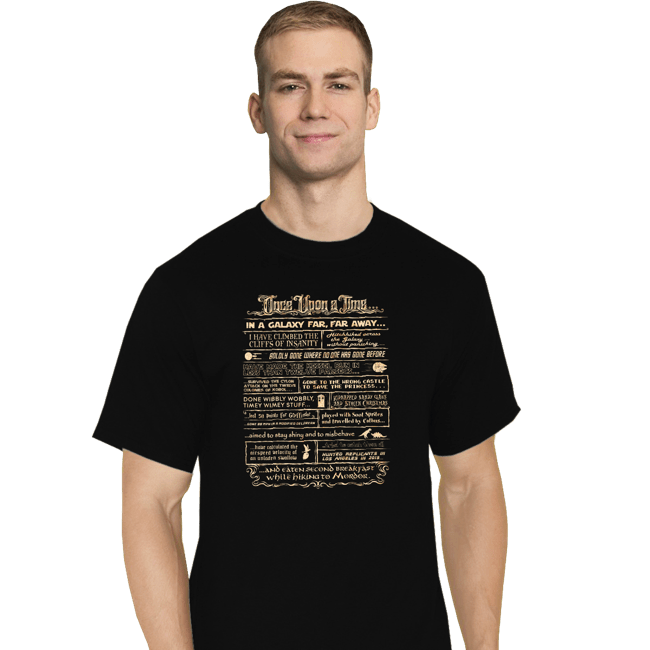 Daily_Deal_Shirts T-Shirts, Tall / Large / Black Once Upon A Time
