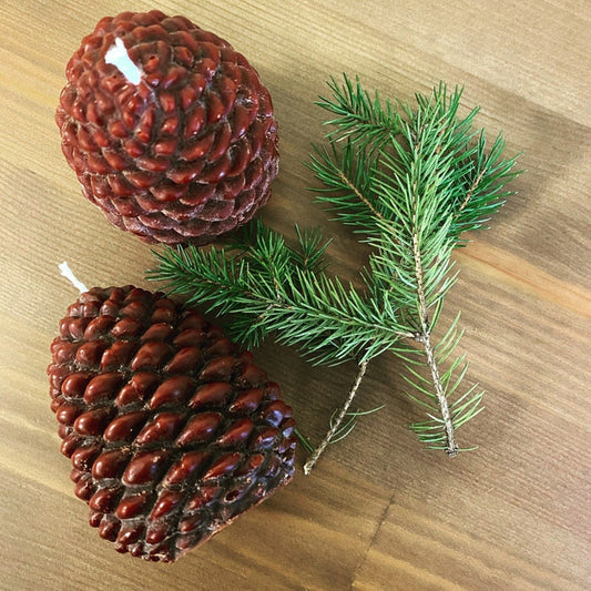 Pinecone Shaped Candle