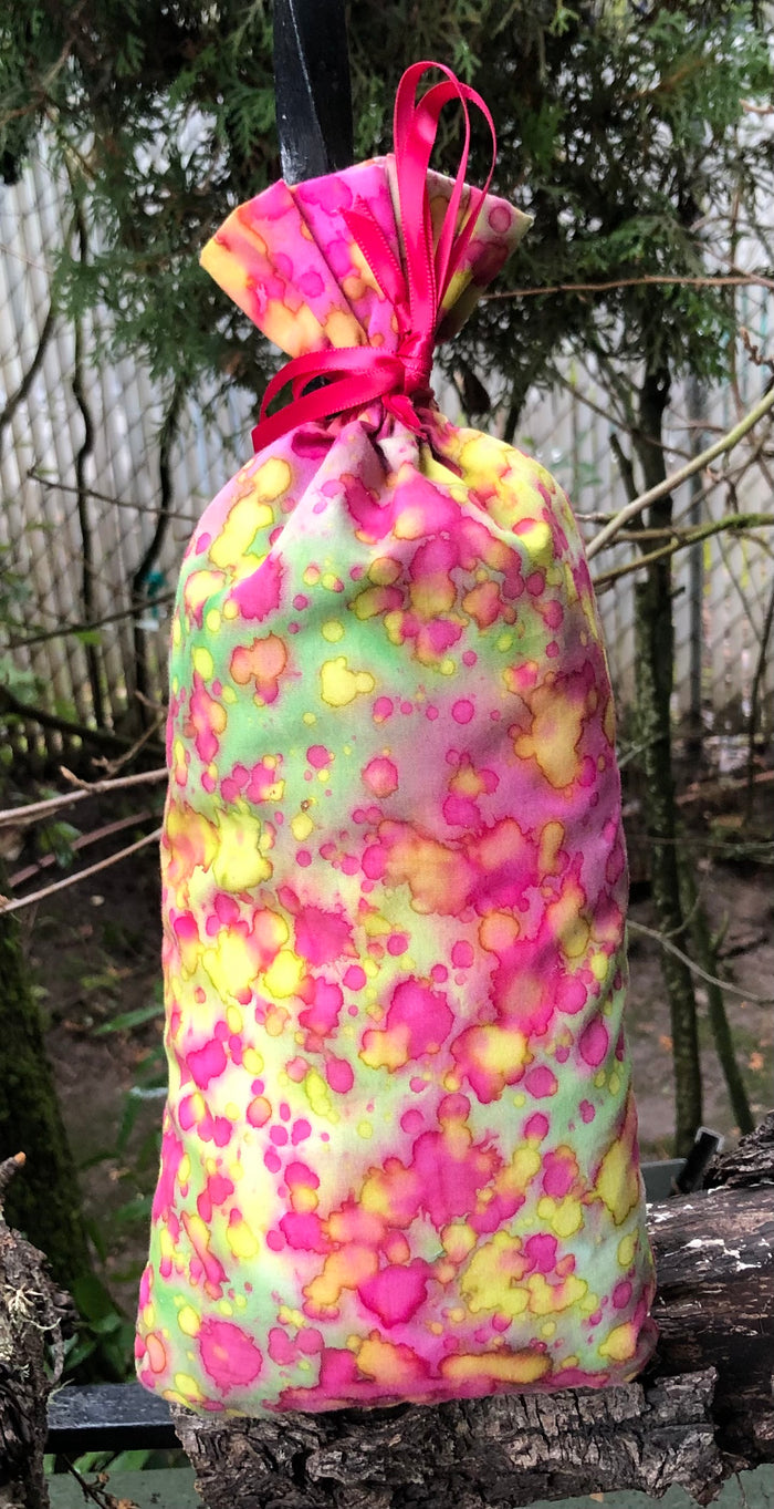 Pink Batik Raindrops