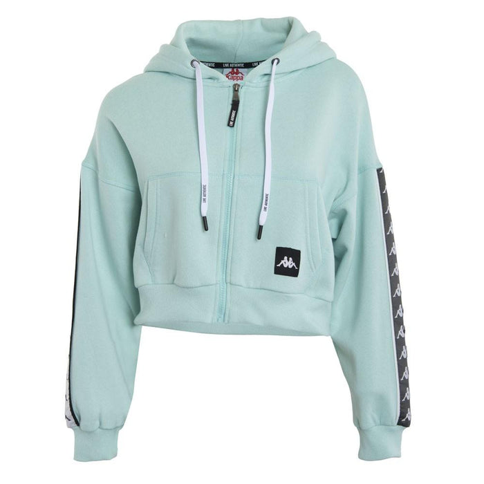 Poleron Women Crop Aqua Omini Back