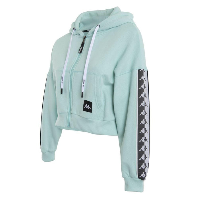 Poleron Women Crop Aqua Omini Back