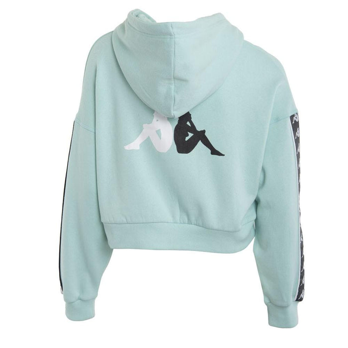 Poleron Women Crop Aqua Omini Back