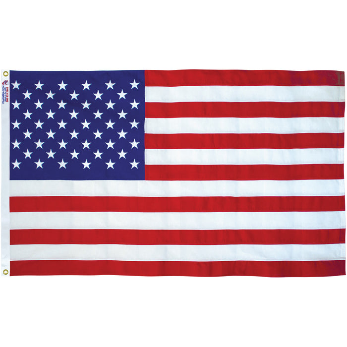 High wind polyester American flag outdoor display