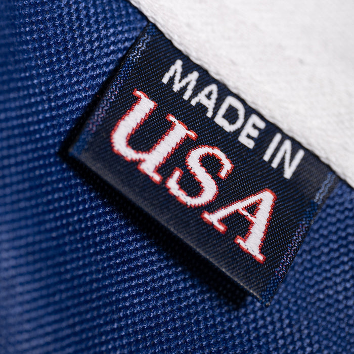 Heavy duty American flag with embroidered stars