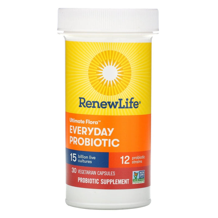 RENEW LIFE Ultimate Flora Everyday Probiotic 15 Billion, 30 CT - The Oasis of Health