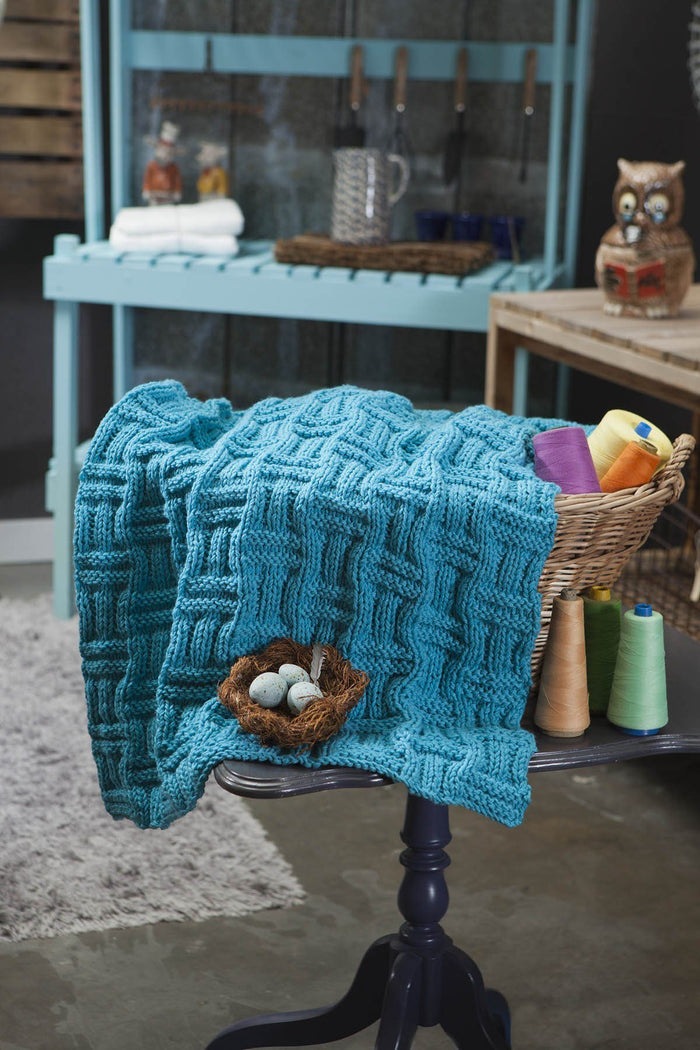 Rib and Welt Check Pattern Universal Yarn