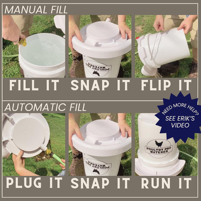 Riverbend Resources Poultry Pro Waterer