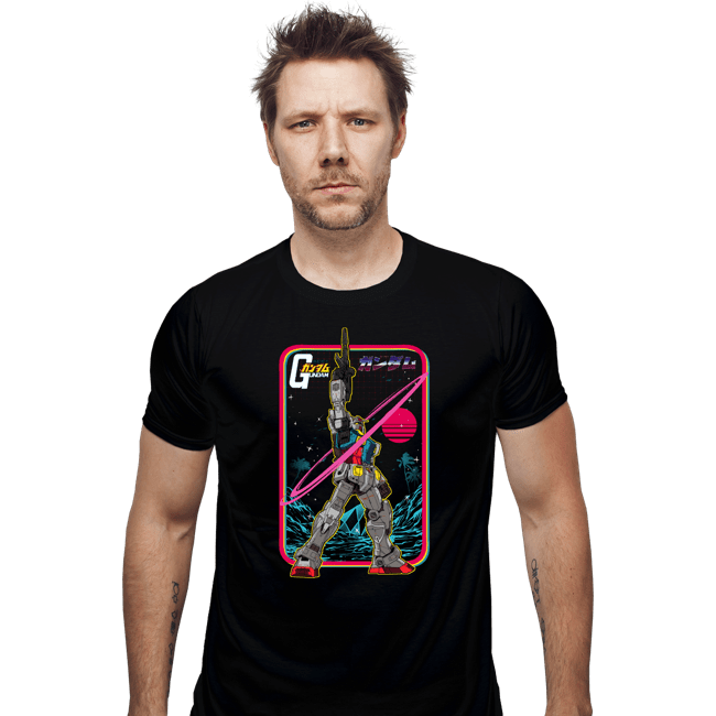 Daily_Deal_Shirts Fitted Shirts, Mens / Small / Black RX-78-2 Gundam