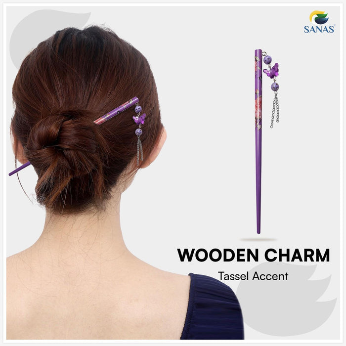Hair Bun Accessories Wooden Sticks with Smooth Finish
