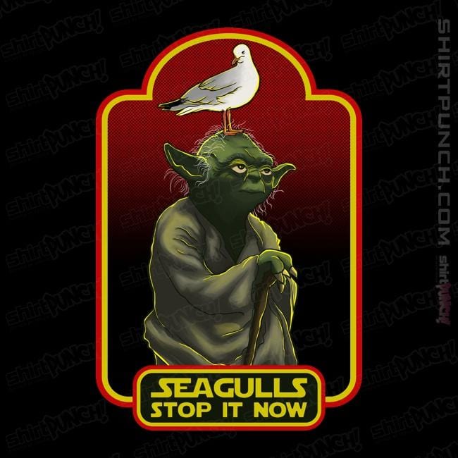 Secret_Shirts Magnets / 3"x3" / Black Seagulls