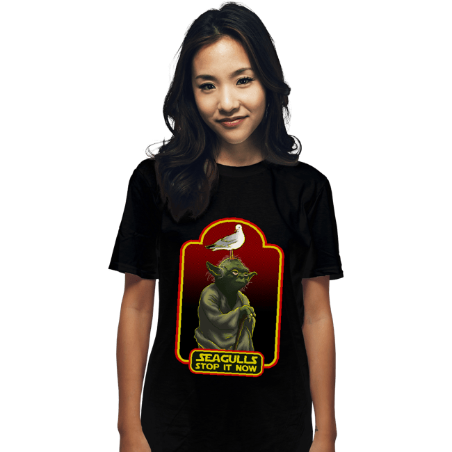 Secret_Shirts T-Shirts, Unisex / Small / Black Seagulls