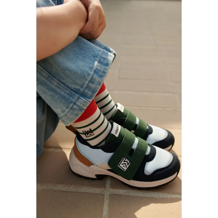 Liewood - Silas Socks - Circus/Sandy Mix - Lifestyle Cut