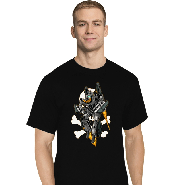 Daily_Deal_Shirts T-Shirts, Tall / Large / Black Skull Leader