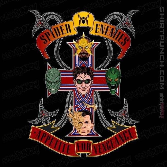Daily_Deal_Shirts Magnets / 3"x3" / Black Spider Enemies