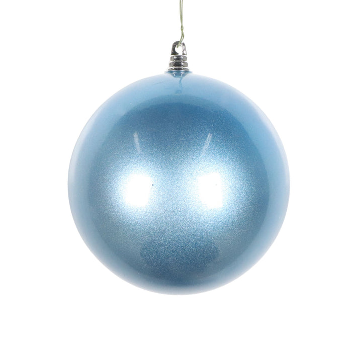 Steel Blue Candy Apple Ornament, 8"