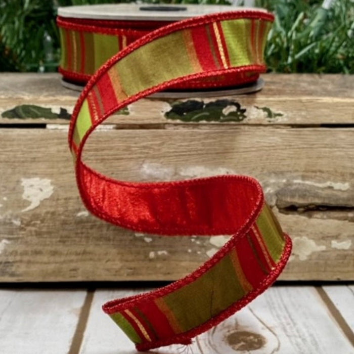Taffeta Michigan Ave Plaid Ribbon, 1" X 10YD