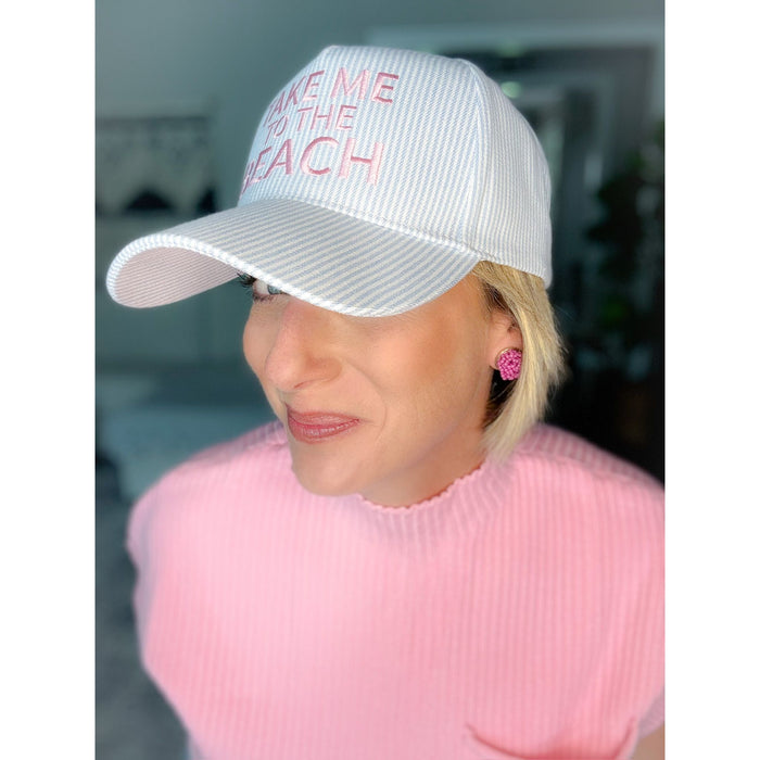 Take Me To The Beach Embroidered Hat
