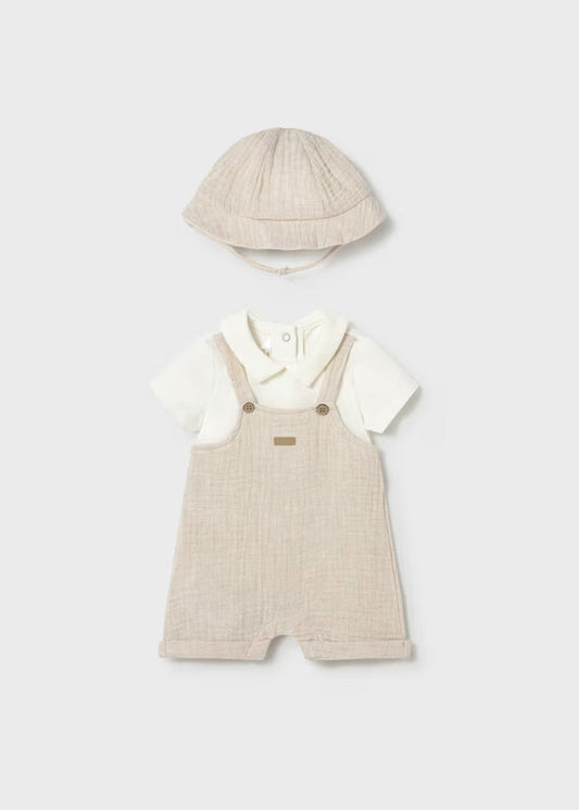 Tan Overall Set