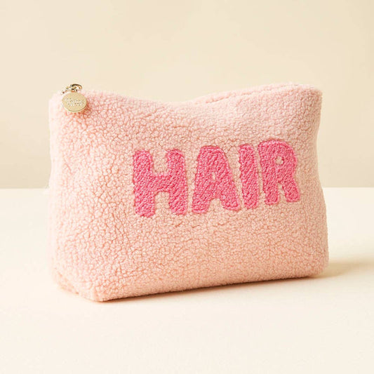 Teddy Pouch-Pink Hair
