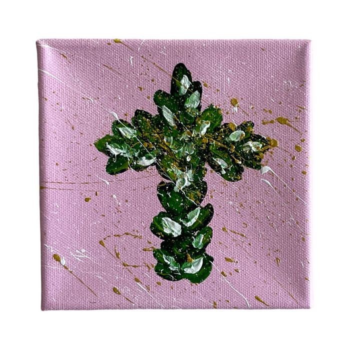 Textured Cross Art