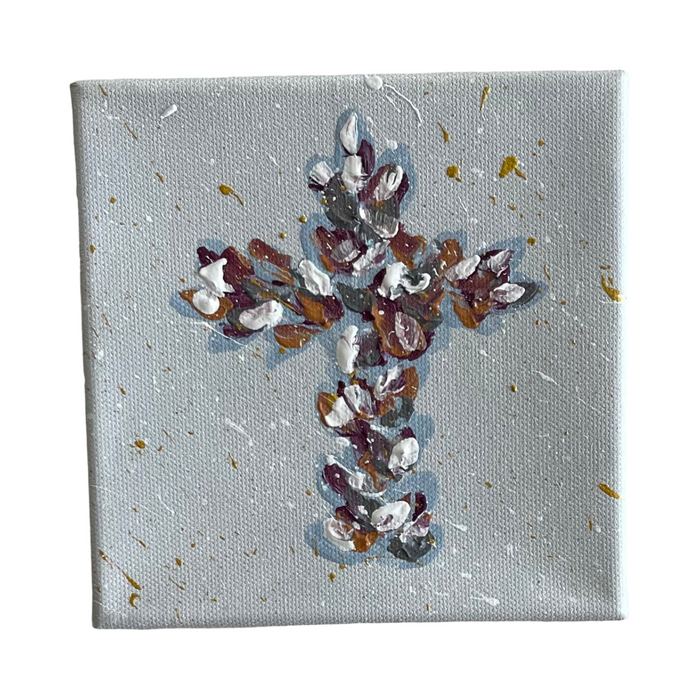 Textured Cross Art