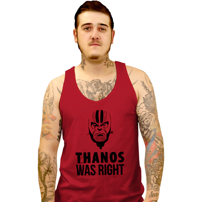 Tank Top, Unisex / Small / Red