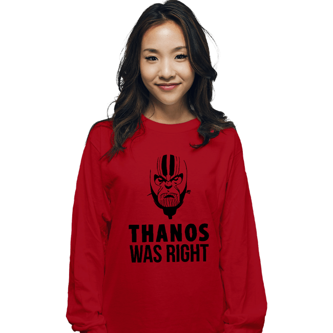 Long Sleeve Shirts, Unisex / Small / Red
