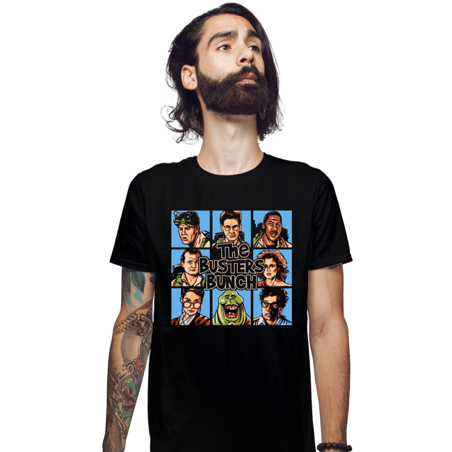 Daily_Deal_Shirts Fitted Shirts, Mens / Small / Black The Busters Bunch