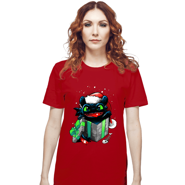 Secret_Shirts T-Shirts, Unisex / Small / Red The Christmas Dragon