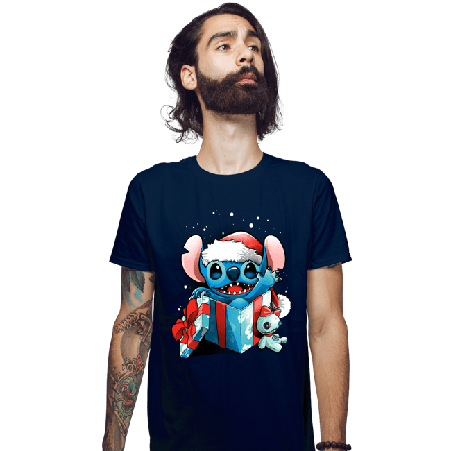 Daily_Deal_Shirts Fitted Shirts, Mens / Small / Navy The Christmas Experiment