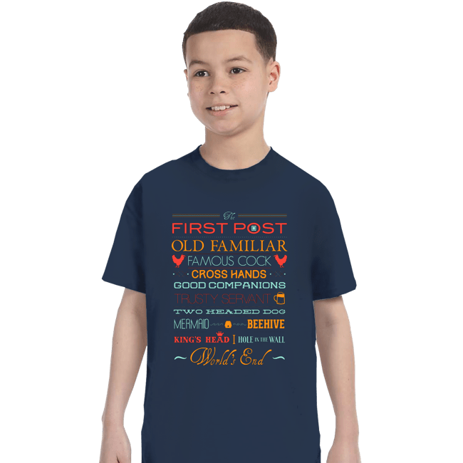 Secret_Shirts T-Shirts, Youth / XS / Navy The Golden Mile