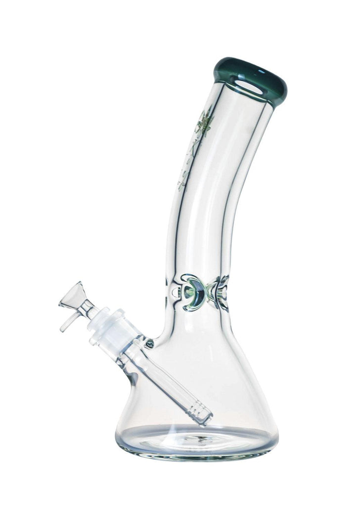 The Kind Glass Thick Glass Bent Neck Beaker Bong 10" to 24"