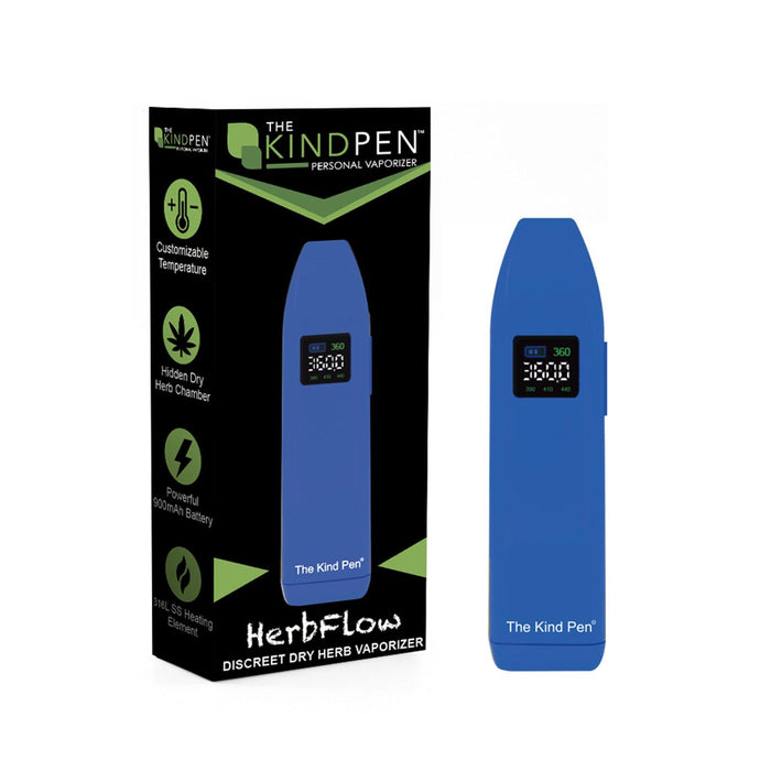The Kind Pen HerbFlow Dry Herb Vaporizer Blue