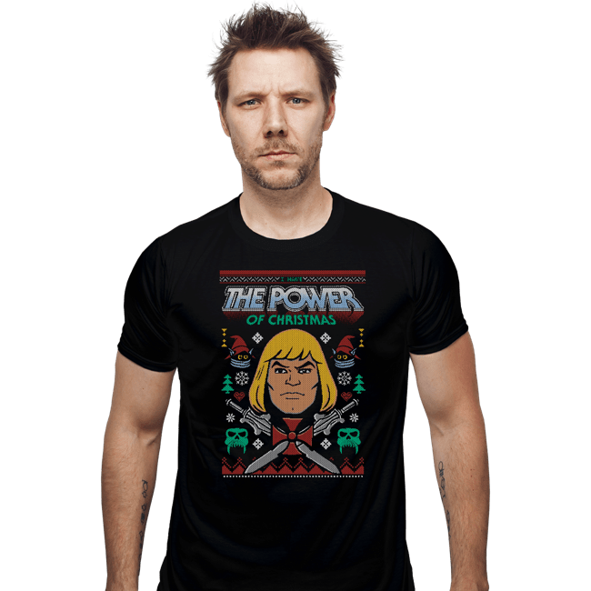 Shirts Fitted Shirts, Mens / Small / Black The Power Of Christmas