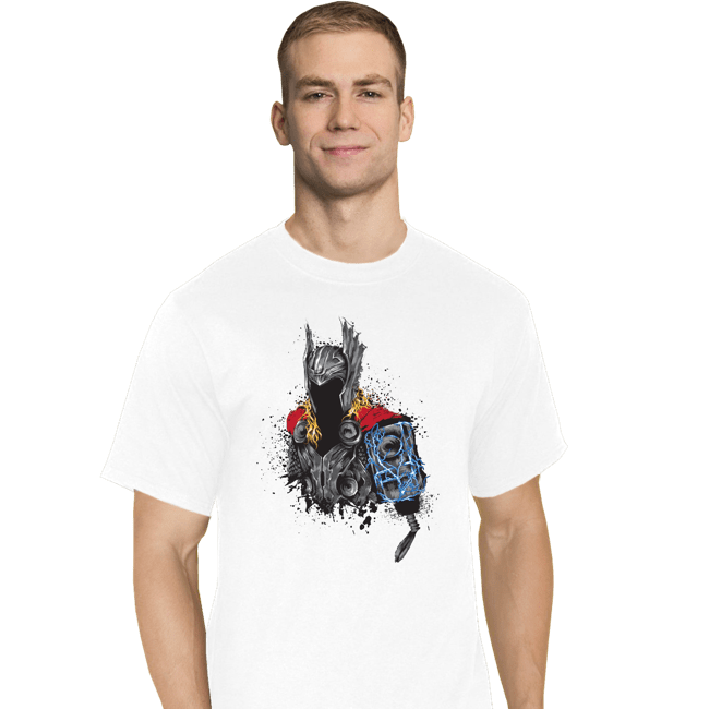 Shirts T-Shirts, Tall / Large / White The Power Of Thunder
