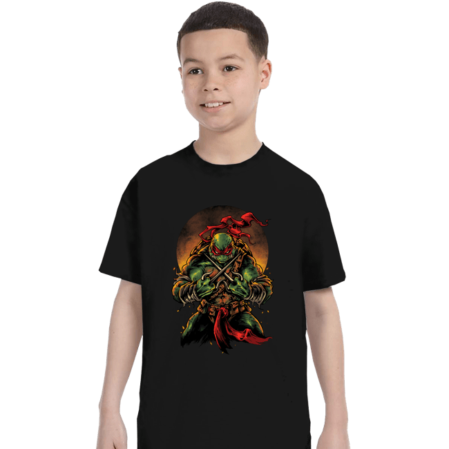 Secret_Shirts T-Shirts, Youth / XS / Black TMNT Raph