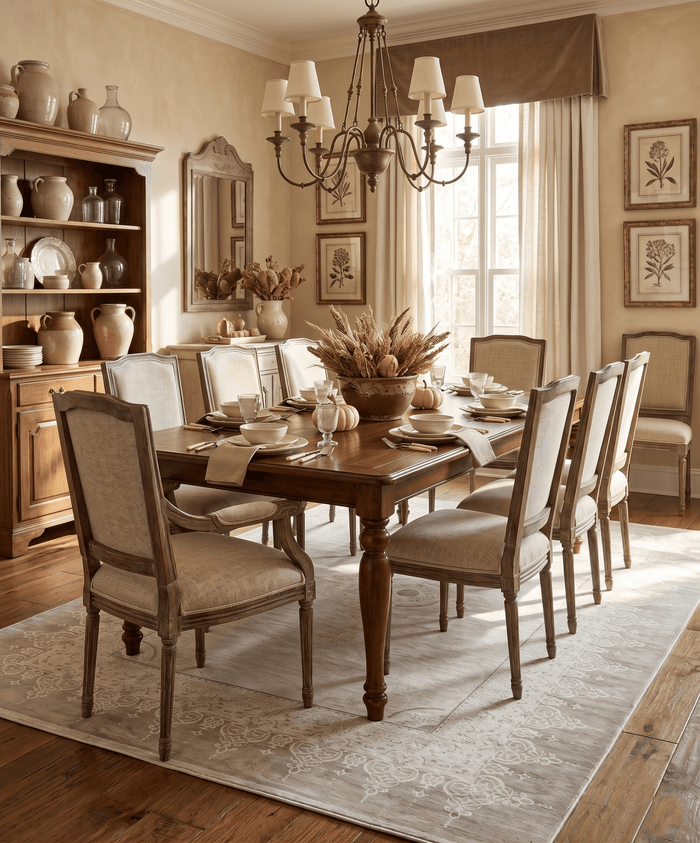 Traditional Brown and Ivory Antique Finish Art Silk Area Rug - The Rug Decor