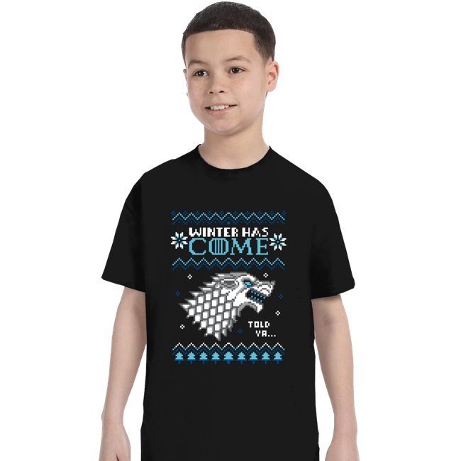 Secret_Shirts T-Shirts, Youth / XS / Black Ugly Winter