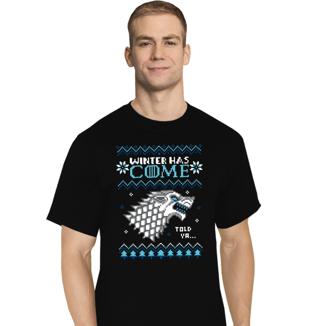 Secret_Shirts T-Shirts, Tall / Large / Black Ugly Winter