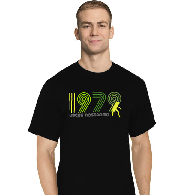 Daily_Deal_Shirts T-Shirts, Tall / Large / Black USCSS Nostromo 1979