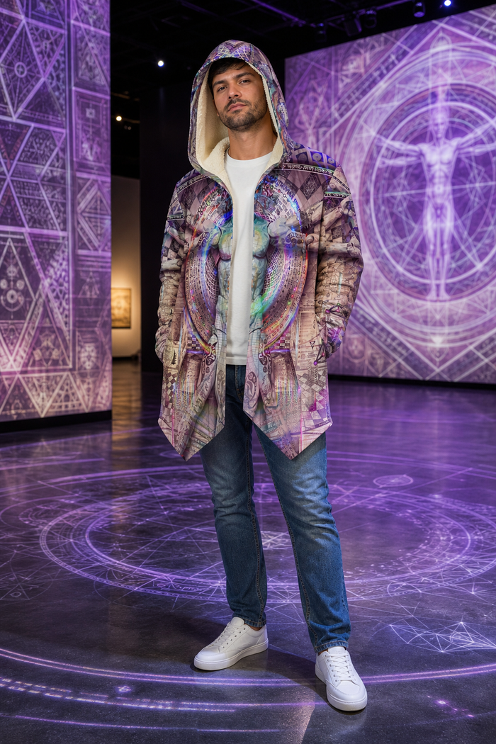 Vitruvian Spirit Micro Fleece Cloak — approved source-faithful editorial view 04