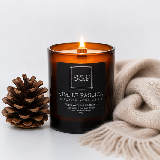 Warm Woods & Cashmere - Wood Wick