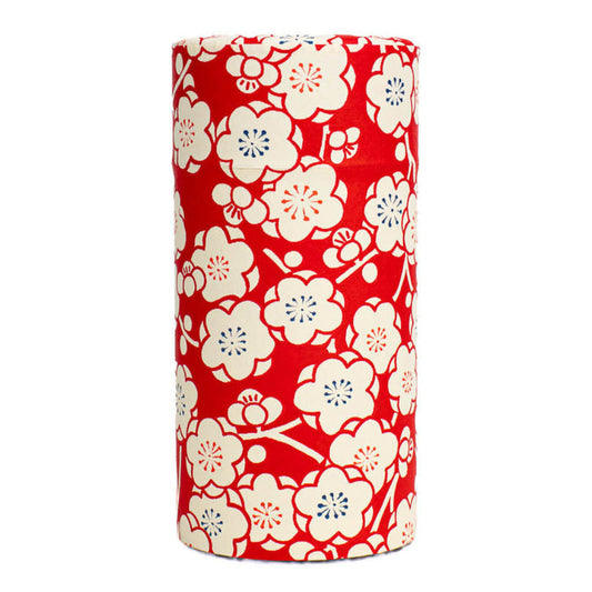 Washi Tea Caddy - Ume Red