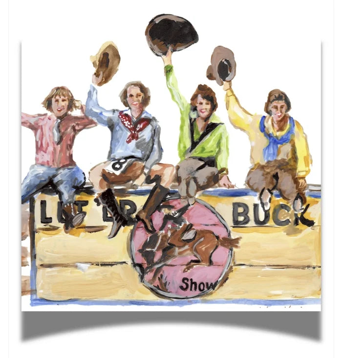 Western Cowgirls Cocktail Napkins 5"